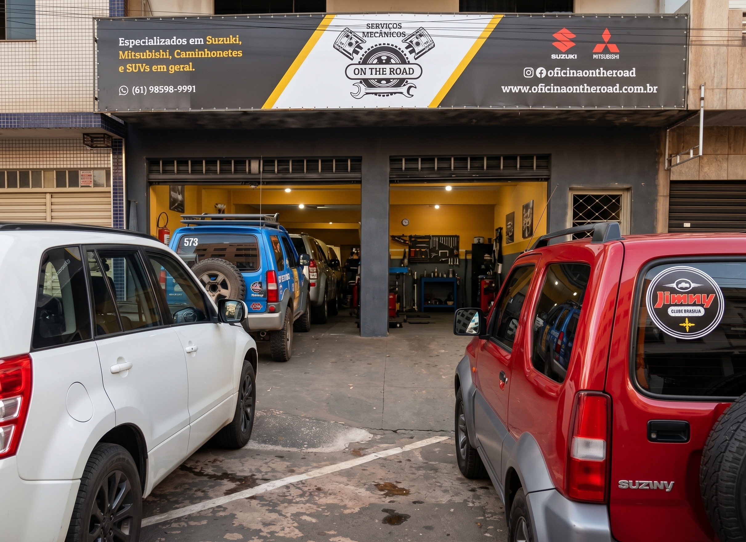Estrutura da Oficina On The Road